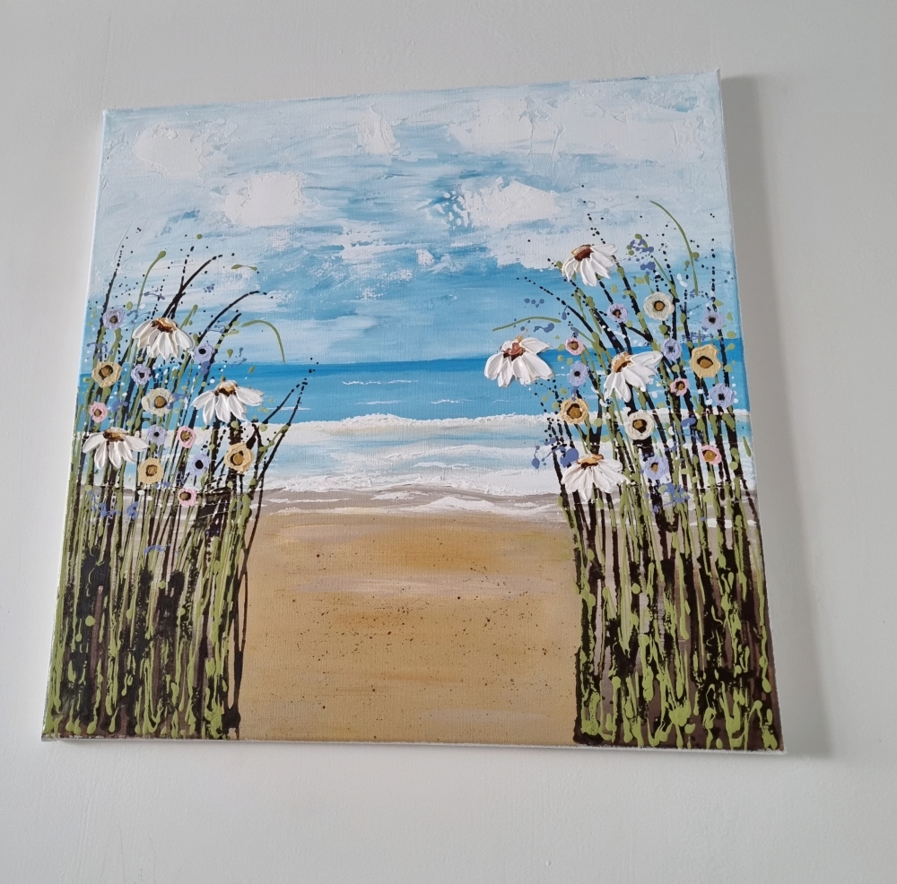 Daisies at the beach 