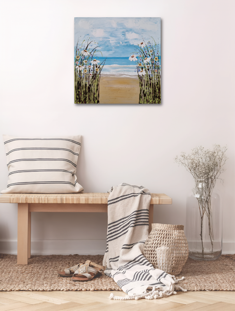 Daisies at the beach 