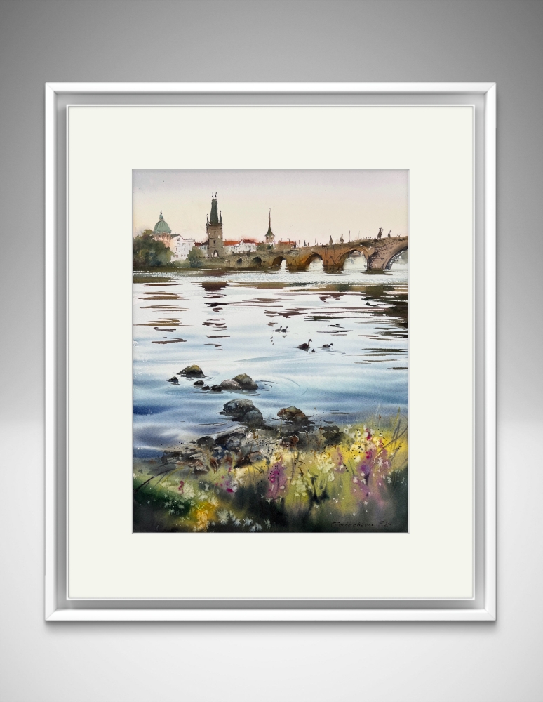 Reflections of Charles Bridge