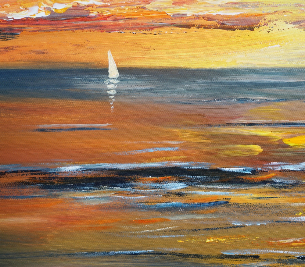 Romantic Seaside Sailing M 1