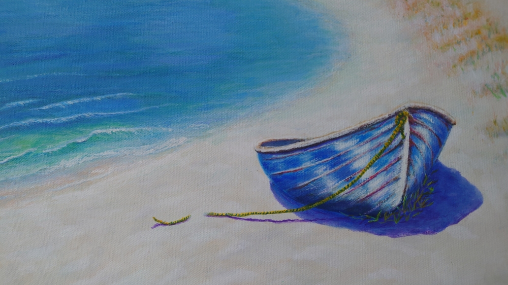 A lonely boat 
