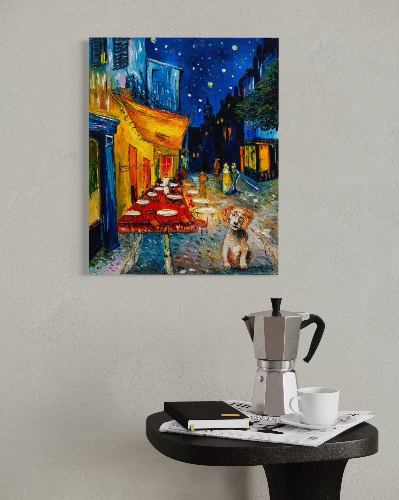 Who Let the Dog in the Painting?