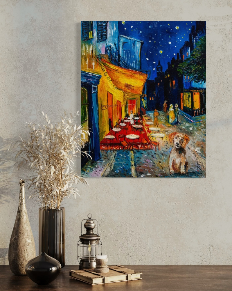 Who Let the Dog in the Painting?