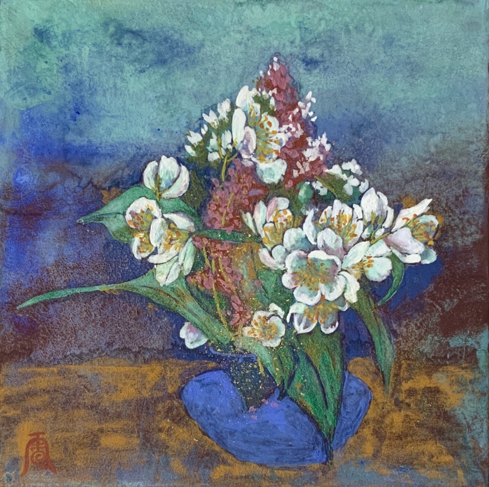 blue vase