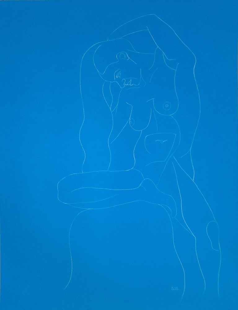 Blue Nude Picasso style 