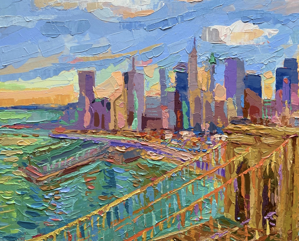 Brooklyn Bridge at Sunset NYC