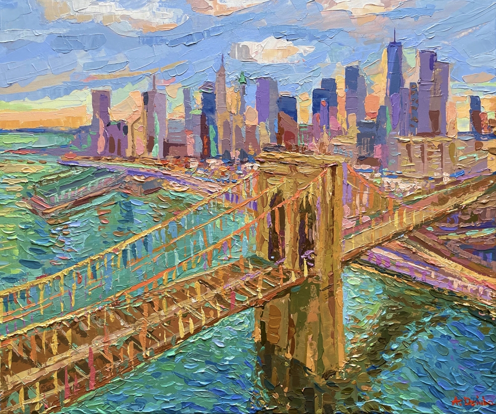 Brooklyn Bridge at Sunset NYC