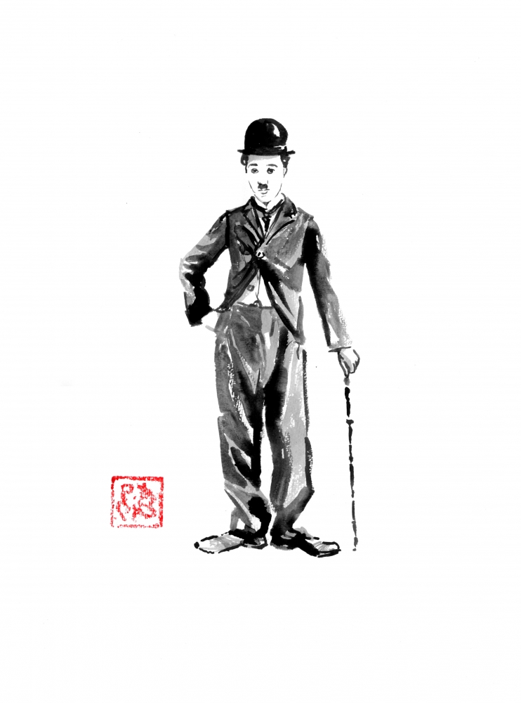 charlie chaplin standing