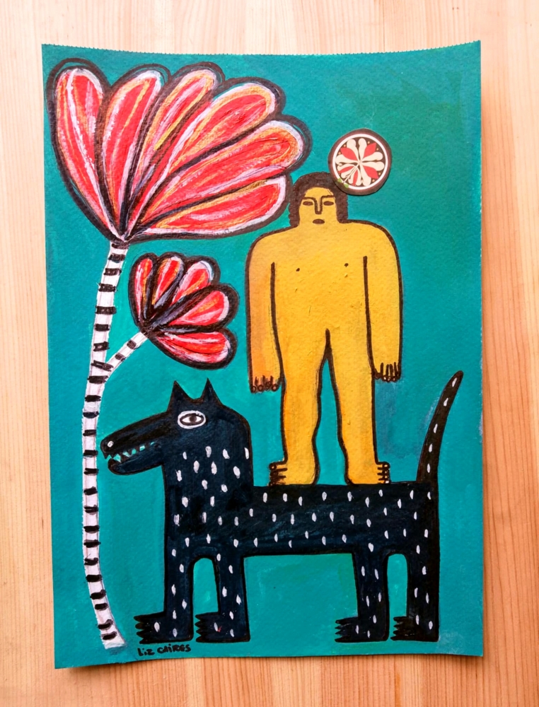 Man and creature