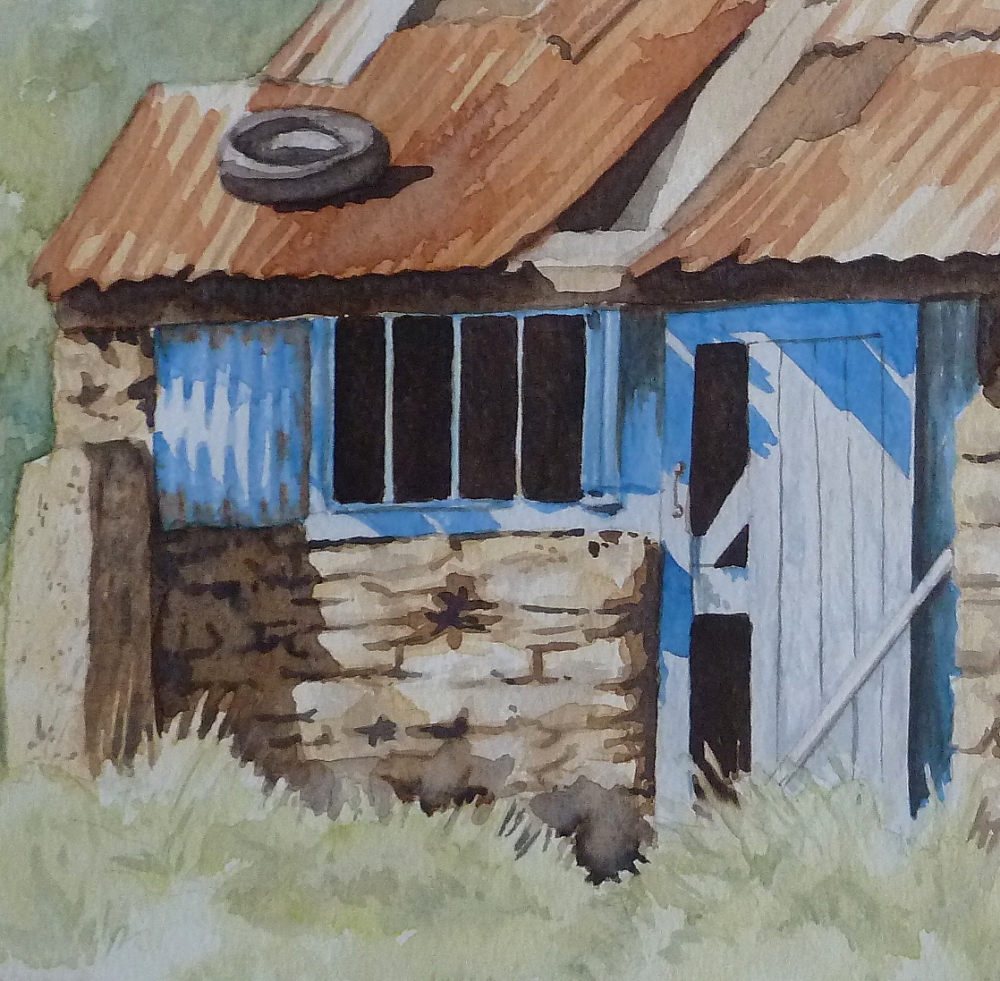 Fishermans hut Prussia Cove