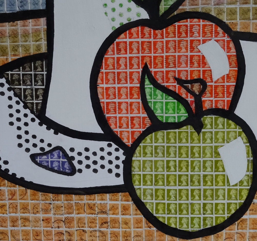 Homage to Lichtenstein – Still Life with Goldfish 