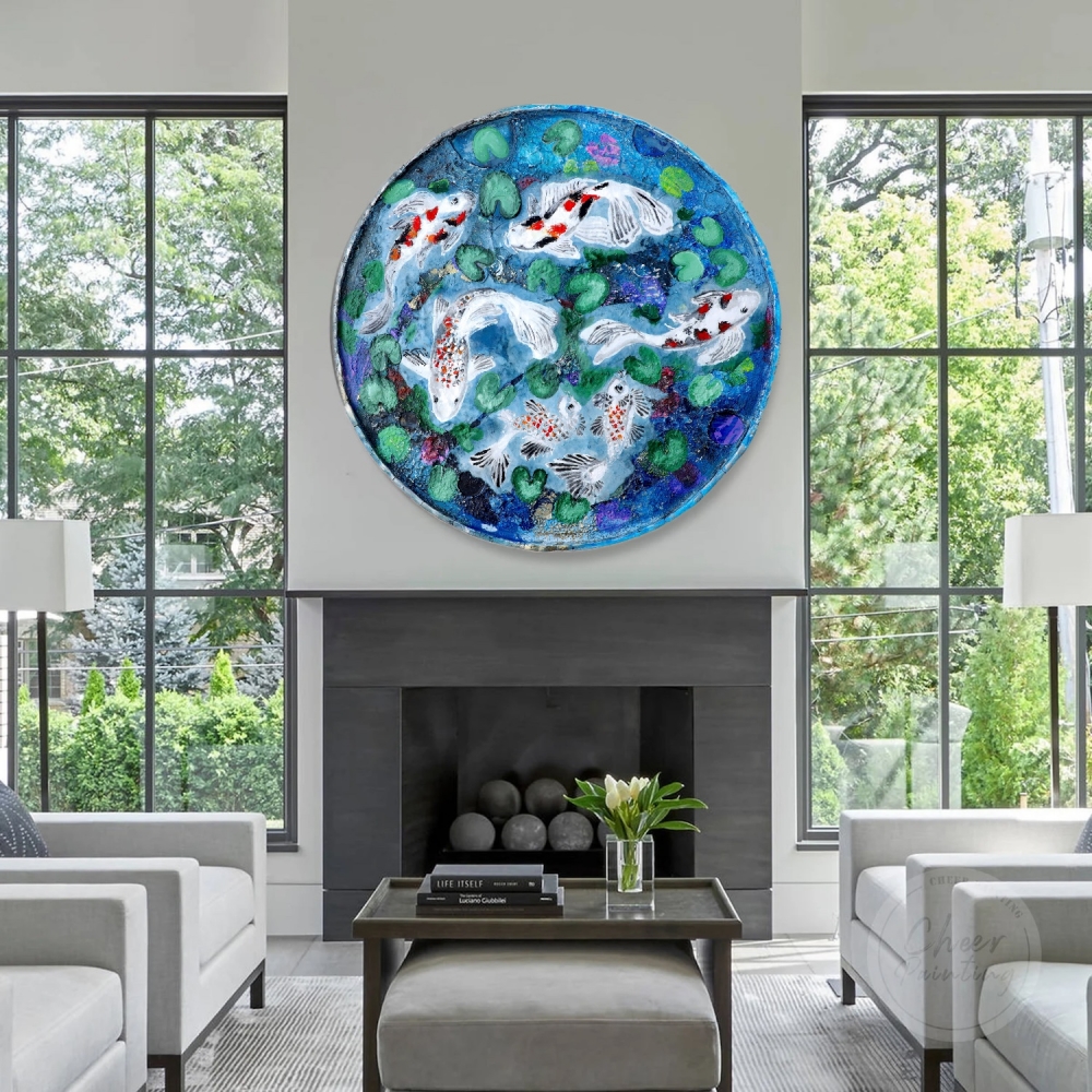 Harmony - koi fish pond