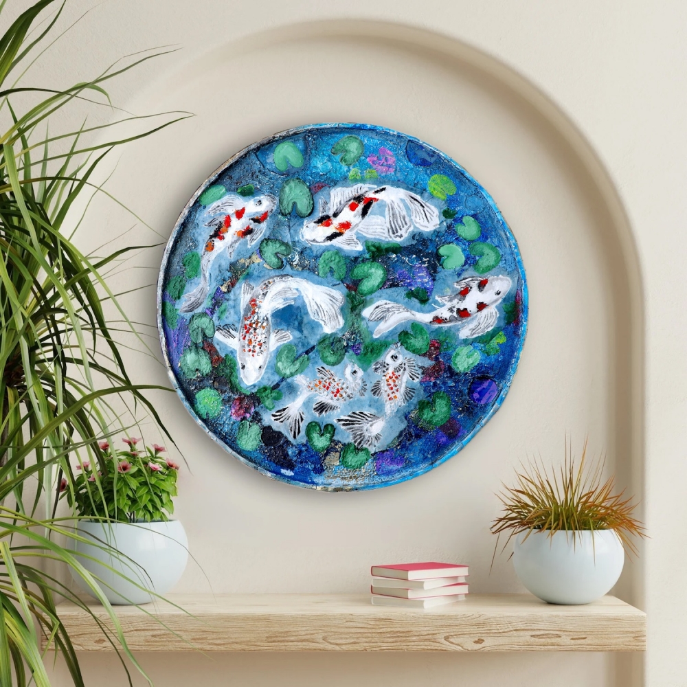 Harmony - koi fish pond