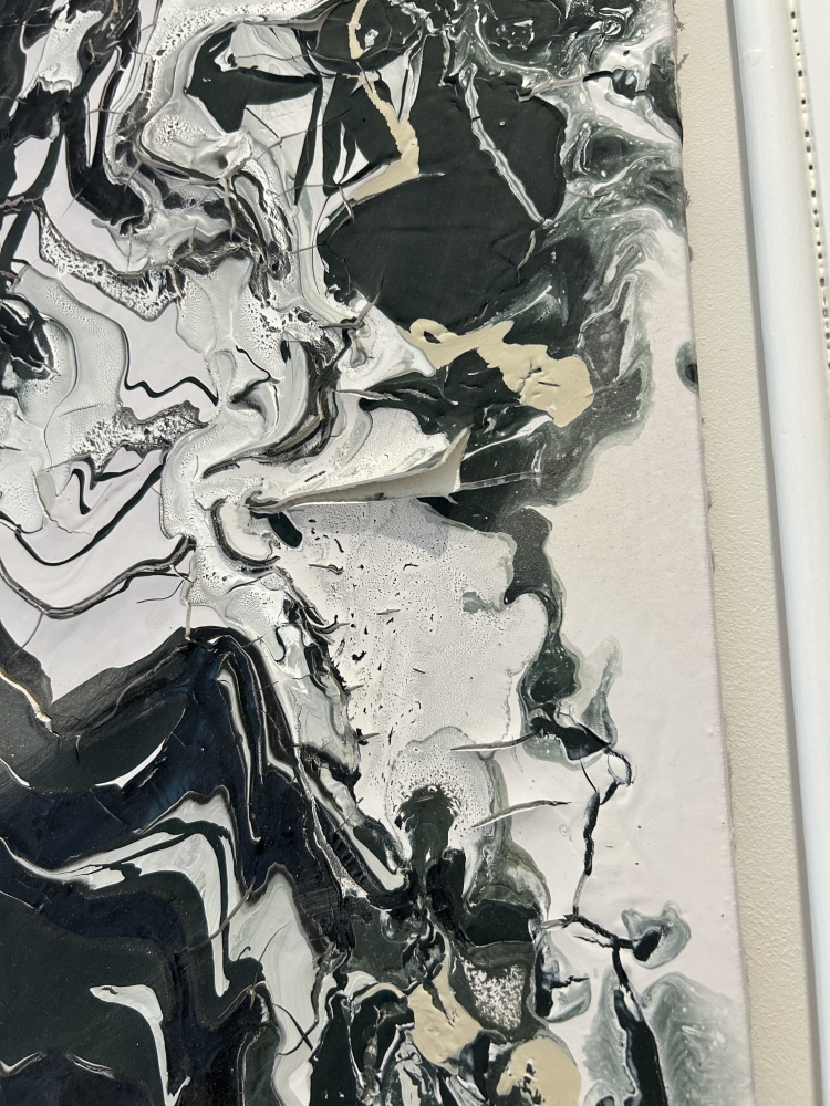 Tornado of colour Extra Large 1,2m x 2,4m Framed 