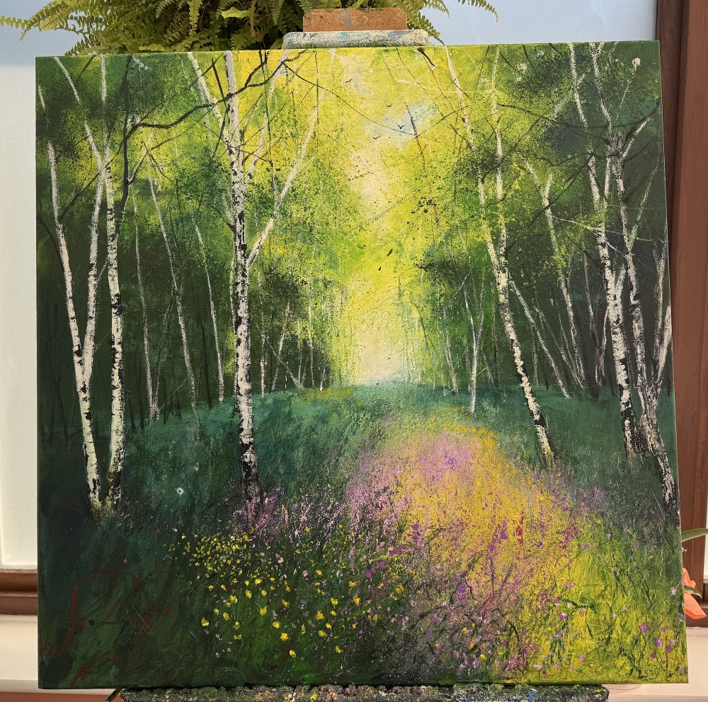 Silver Birch Woods Milkmaids, buttercups