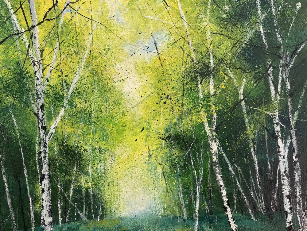 Silver Birch Woods Milkmaids, buttercups