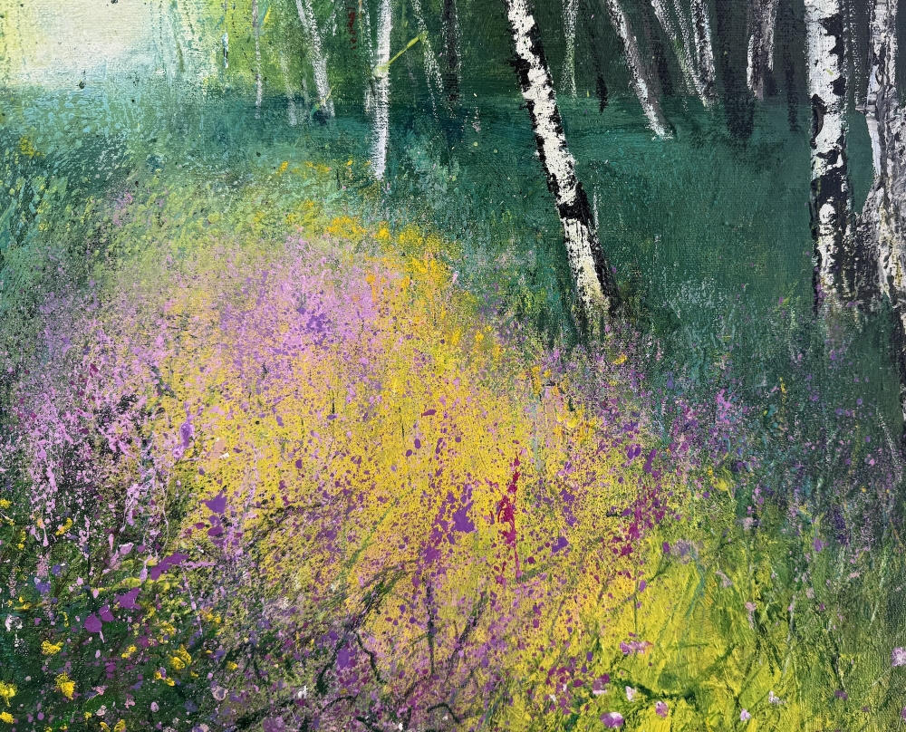 Silver Birch Woods Milkmaids, buttercups