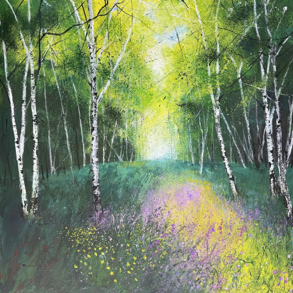 Silver Birch Woods Milkmaids, buttercups