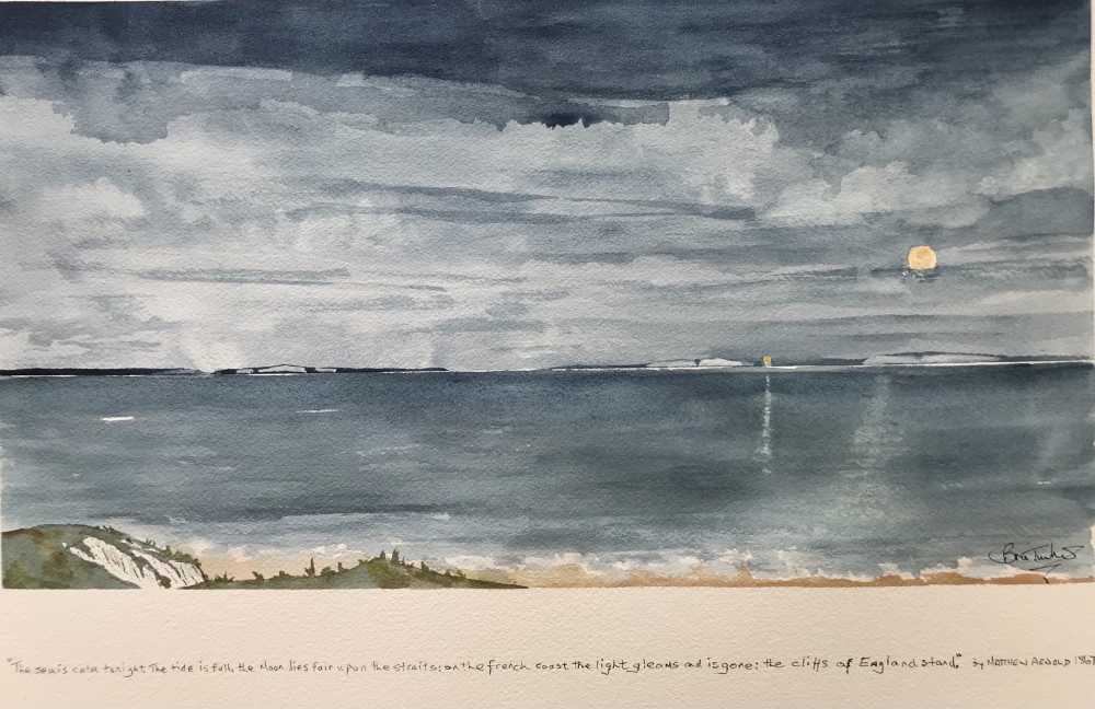 The French coast from Dover.