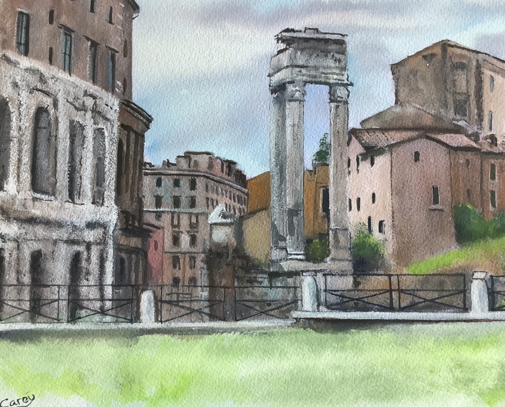 Rome city Ancient Theatre of Marcellus