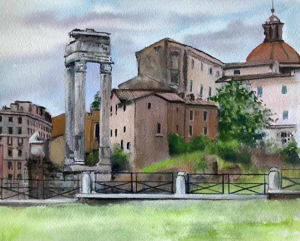 Rome city Ancient Theatre of Marcellus