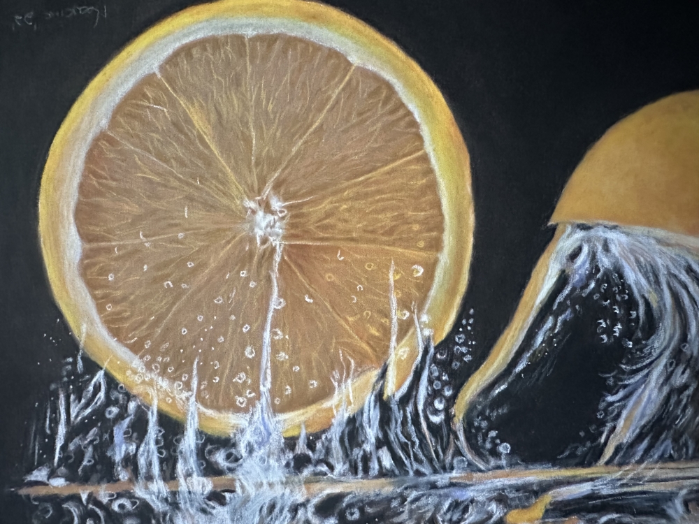 Orange splash