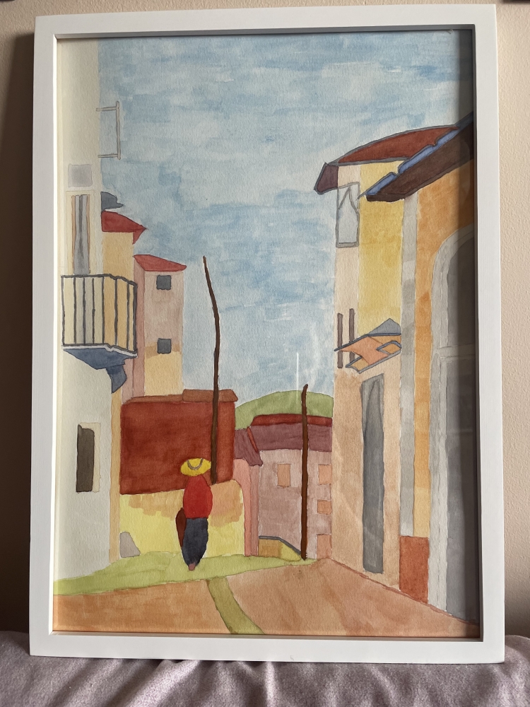The lone woman
