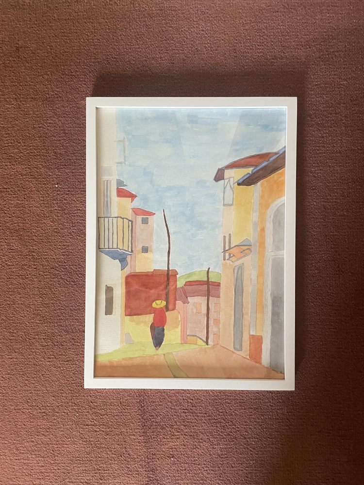The lone woman