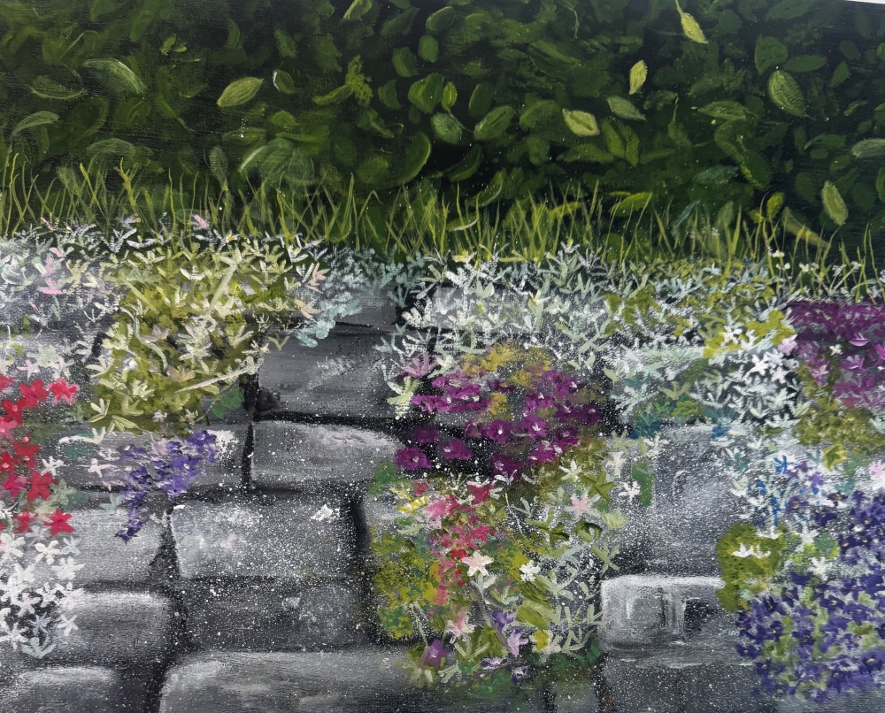 Summer Garden Wall