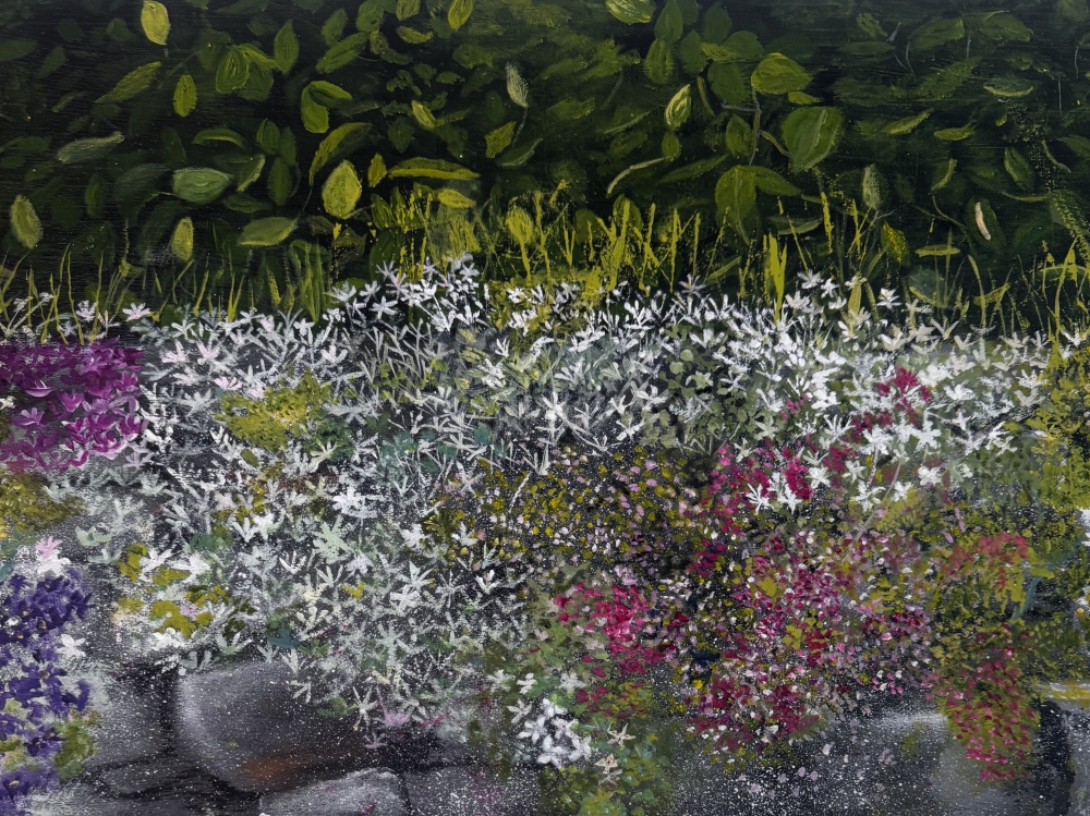 Summer Garden Wall