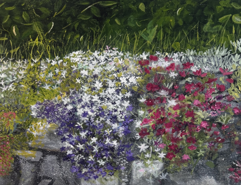 Summer Garden Wall