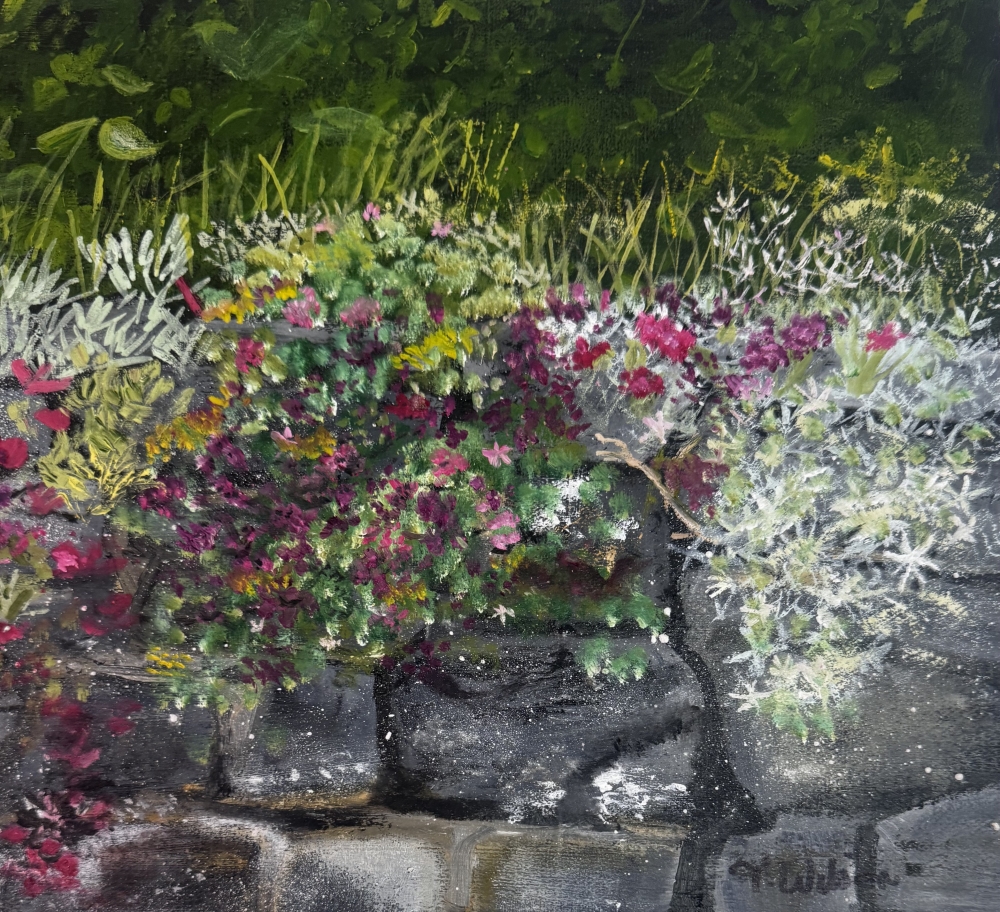 Summer Garden Wall
