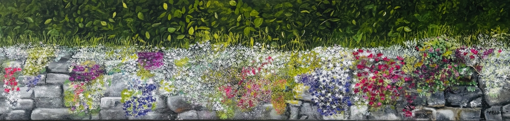 Summer Garden Wall