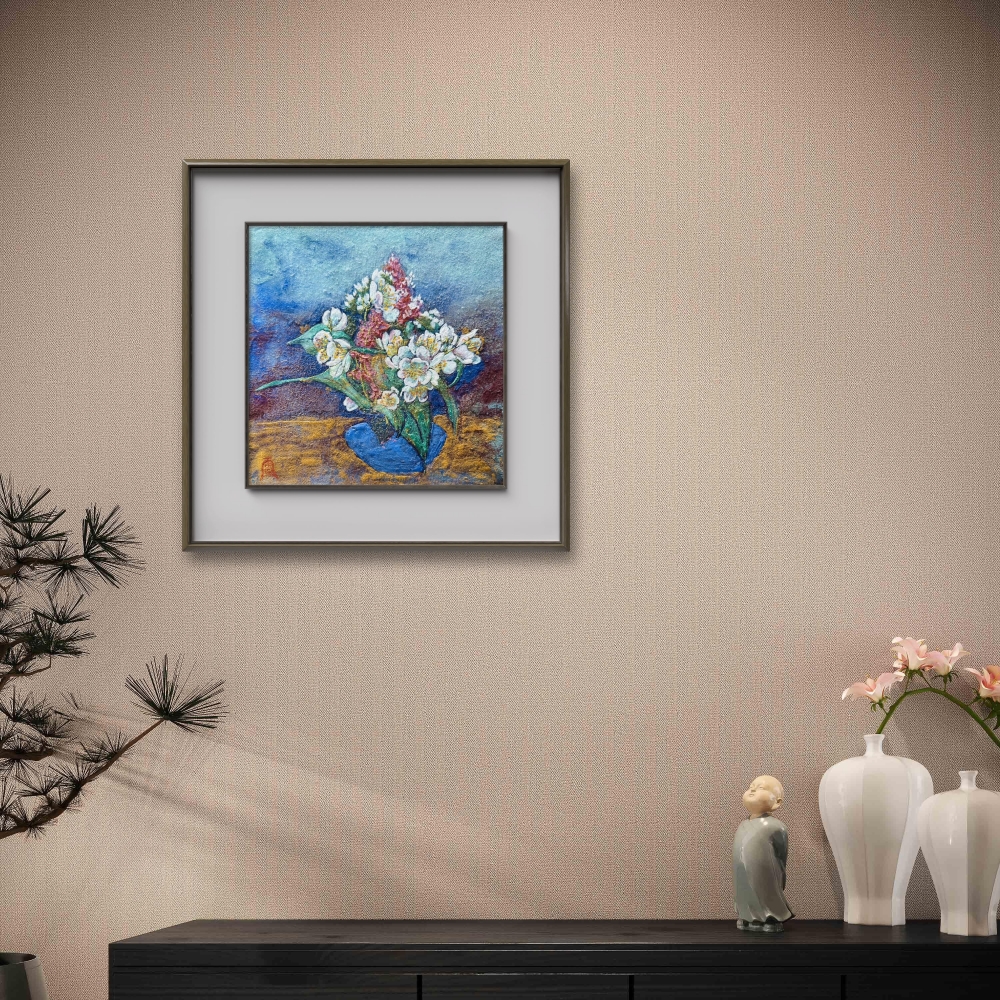 blue vase