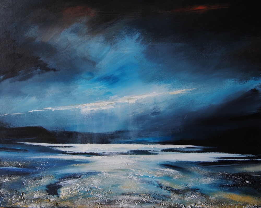 Light fall over Rassay