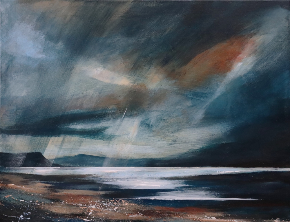 Twilight shores at Portree