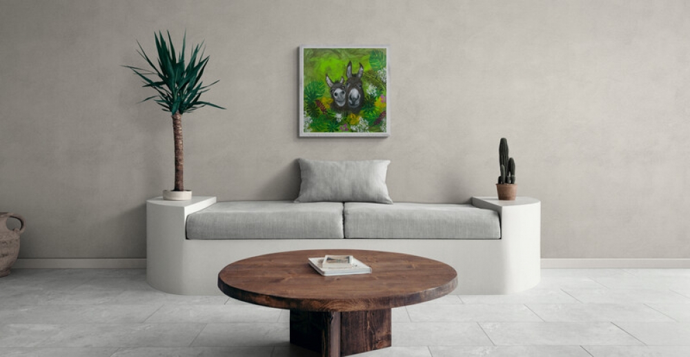 Donkeys Pause for a moment