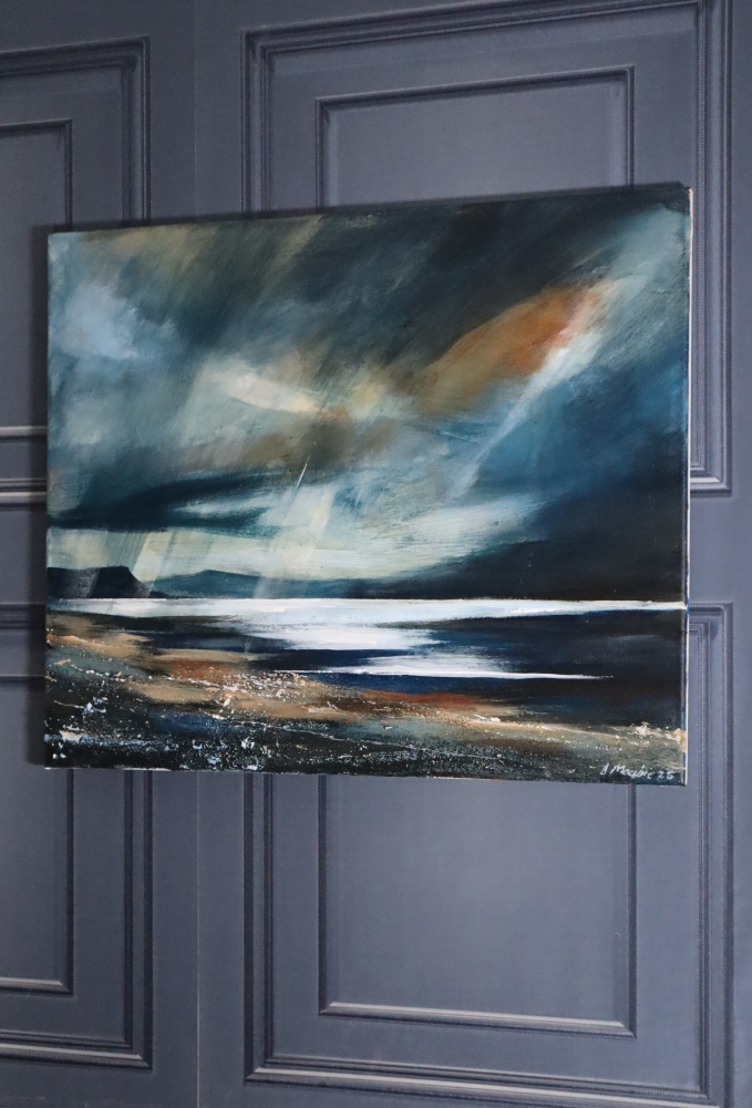 Twilight shores at Portree
