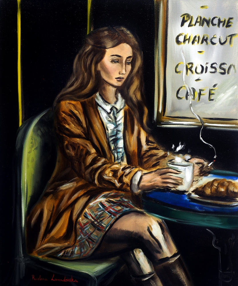 Woman at a Paris Cafe III