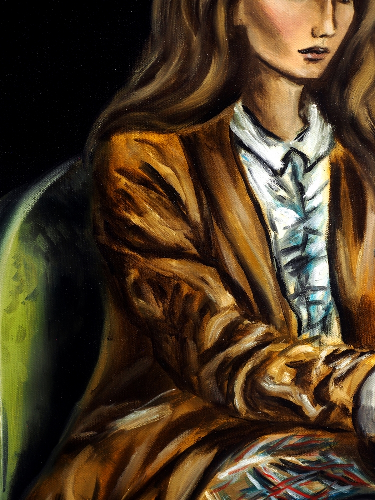 Woman at a Paris Cafe III