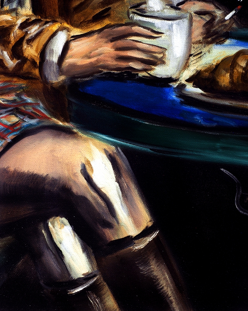 Woman at a Paris Cafe III