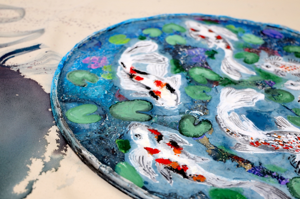 Harmony - koi fish pond