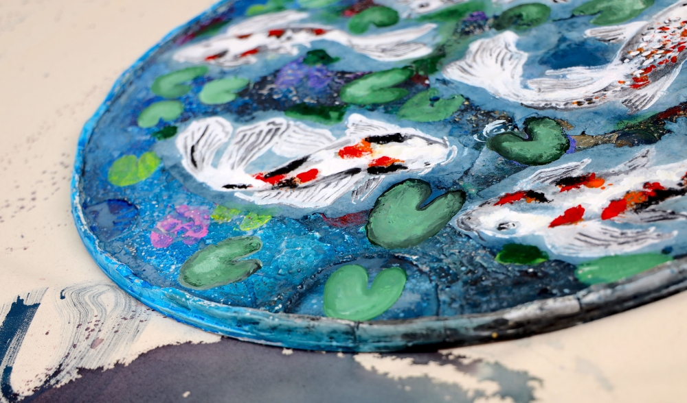Harmony - koi fish pond