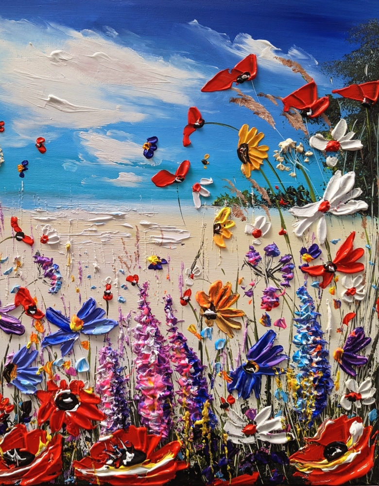 Bursting summer meadow 
