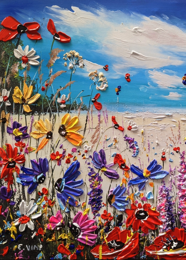 Bursting summer meadow 