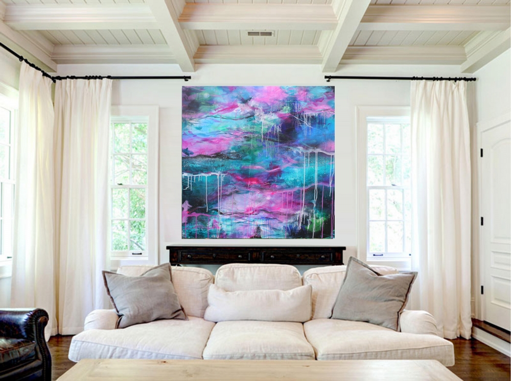 XXL SALTY OCEAN 100 X 100 CM