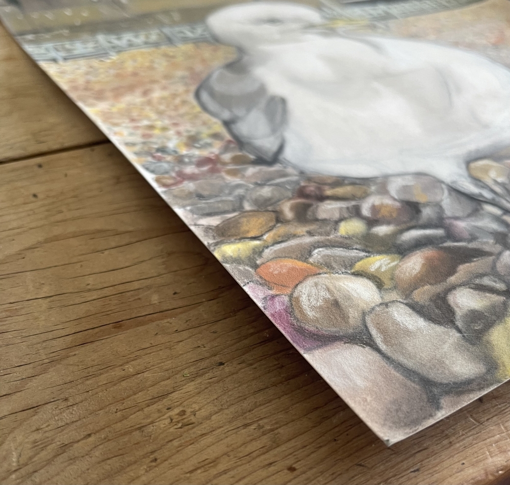 Brighton Sentinel - Pastel on Card 30 x 40 cm