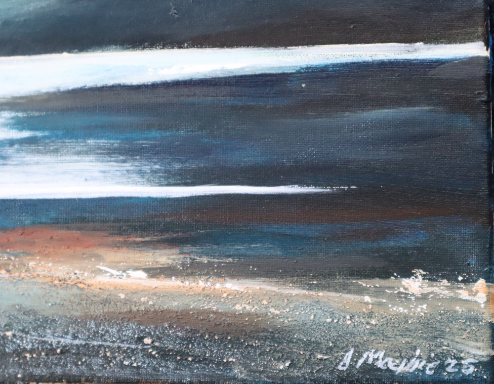 Twilight shores at Portree