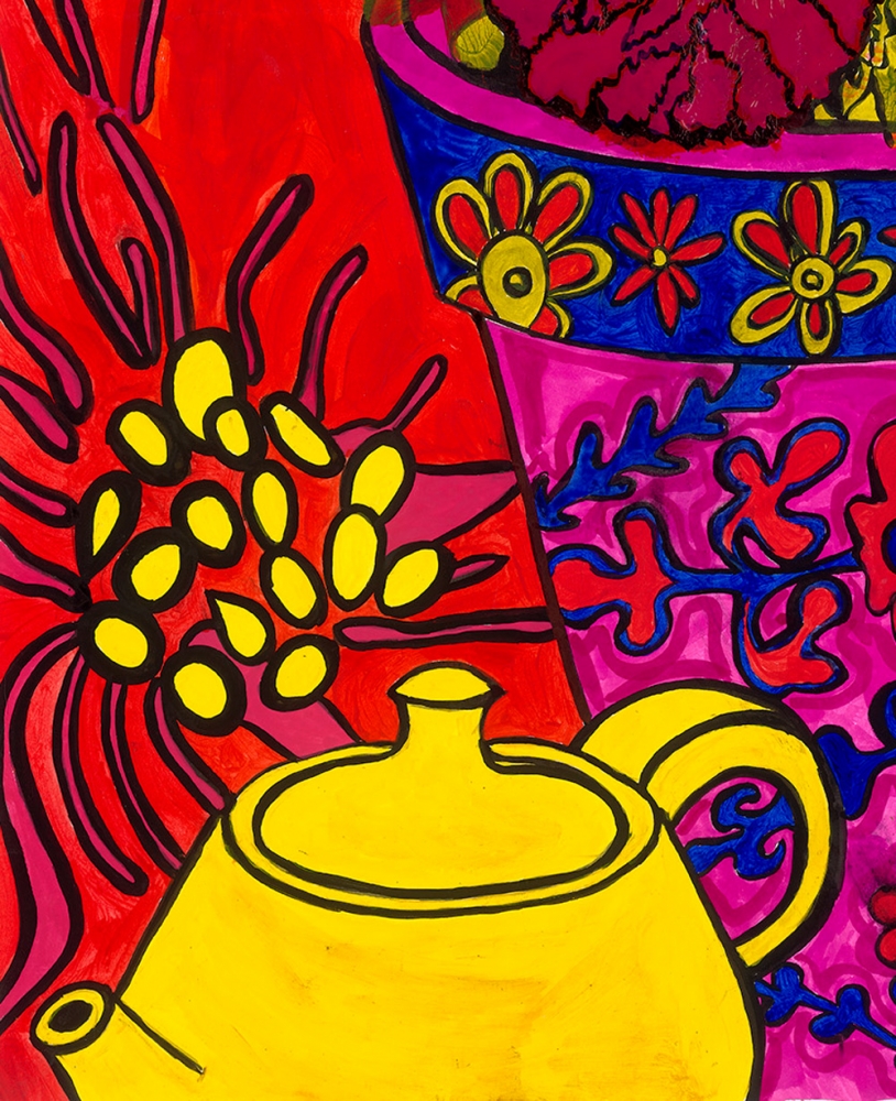 Still Yellow Teapot