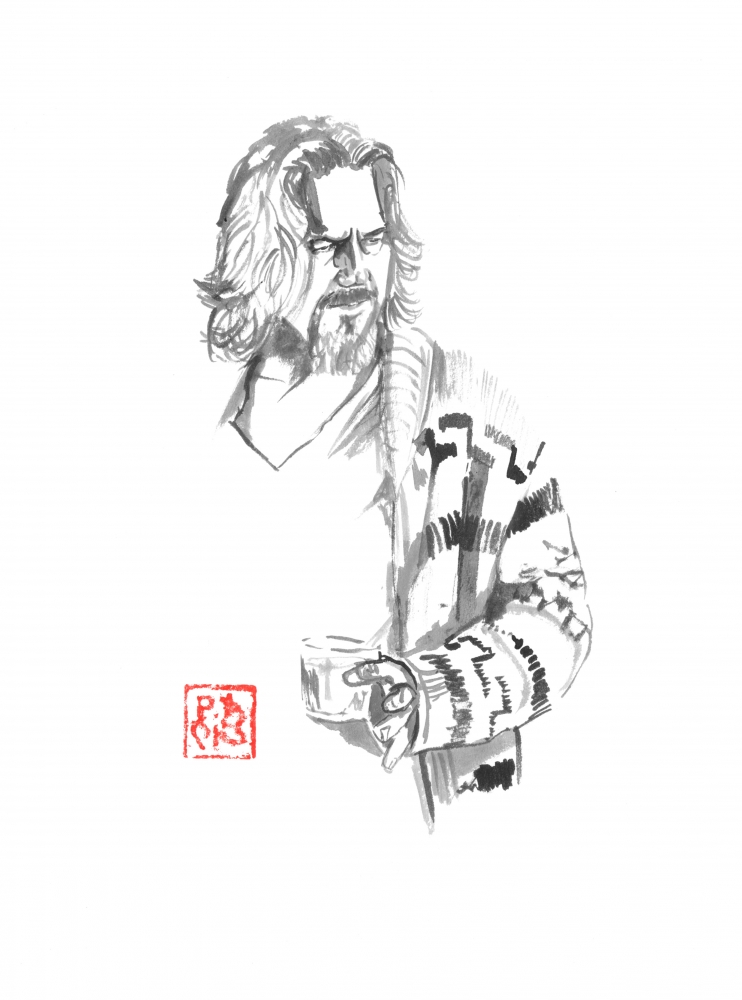 the dude drinking